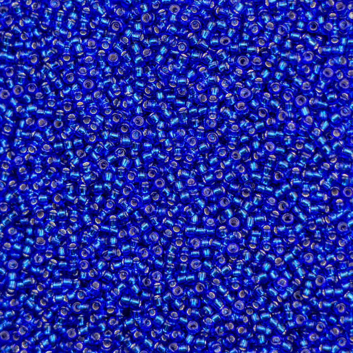 15/0 TOHO Seed Bead - Silver-Lined Cobalt