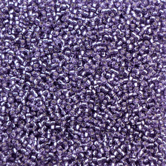 15/0 TOHO Seed Bead - Silver-Lined Tanzanite