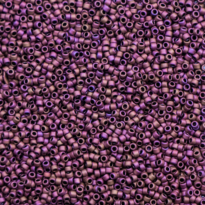 15/0 TOHO Seed Bead - Matte-Colour Mauve Mocha