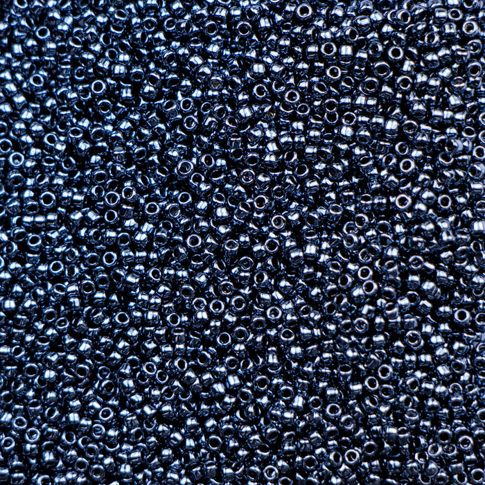 15/0 TOHO Seed Bead - Metallic Hematite