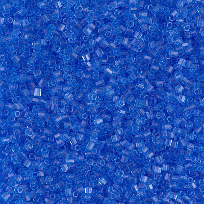 15/0 Cut Miyuki SEED Bead - Transparent Sapphire