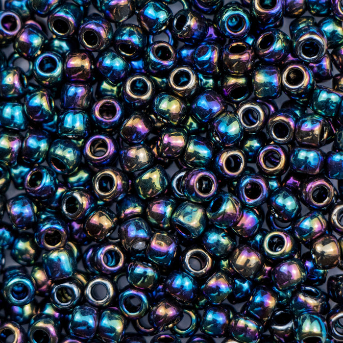 6/0 TOHO Seed Bead - Metallic Rainbow Iris