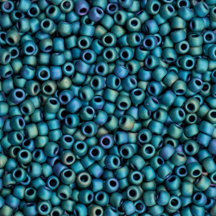 8/0 TOHO Seed Bead - Matte-Colour Iris - Teal