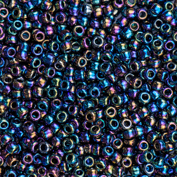 8/0 TOHO Seed Bead - Metallic Rainbow Iris