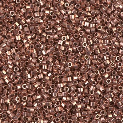 11/0 Cut Miyuki DELICA Beads - Copper Plated