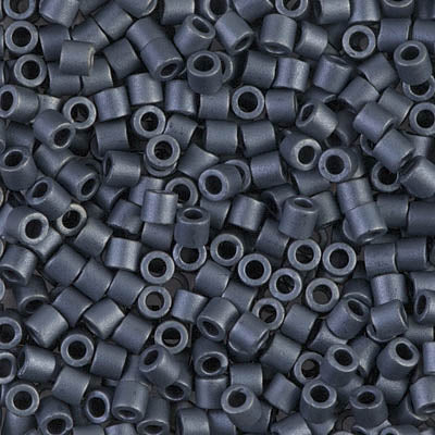 8/0 Miyuki DELICA Beads - Matte Gunmetal