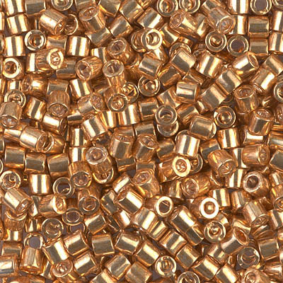 8/0 Miyuki DELICA Beads - Galvanized Yellow Gold