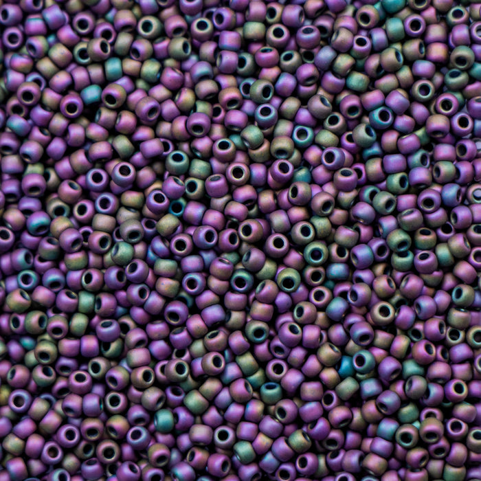 11/0 TOHO Seed Bead - Matte Iris - Violet