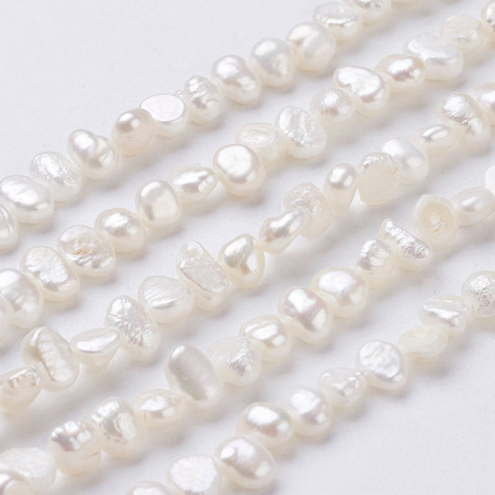 Freshwater Pearls - 4-5mm x 5-7mm Baroque Keshi***