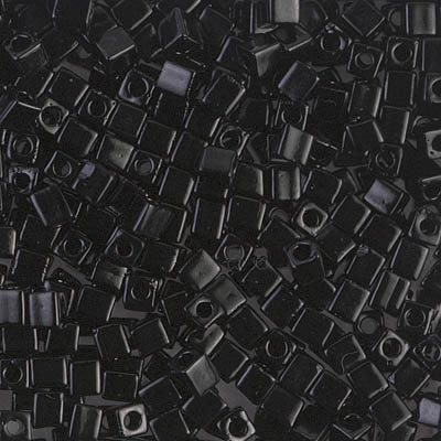 Miyuki 3.0mm CUBE Beads - Black