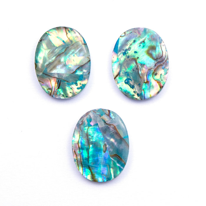 25mm x 19mm Paua Shell Oval Cabochon***