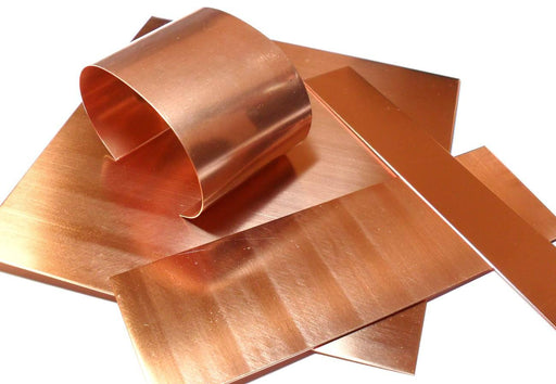 6 X 12 Solid Copper Sheet 24 Gauge, 20 Gauge, 16 Gauge 