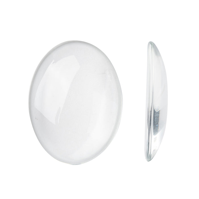 40mm x 30mm Glass Oval Cabochon***