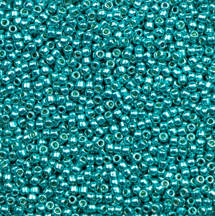 11/0 TOHO Seed Bead - PermaFinish - Galvanized Teal