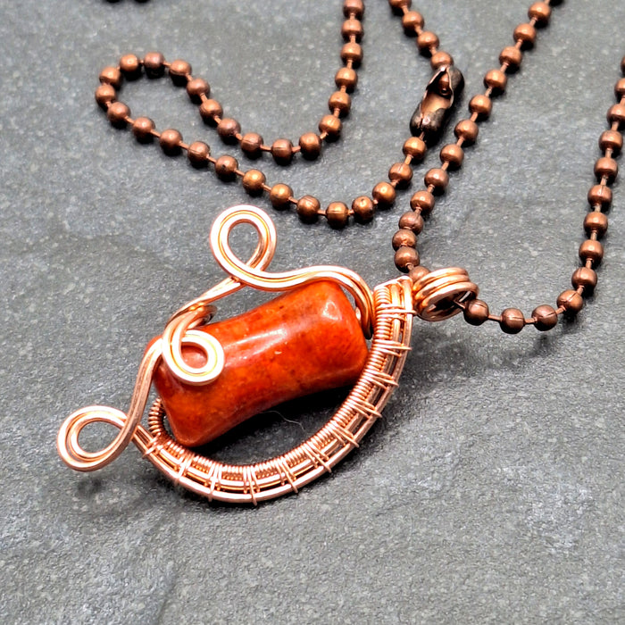 Wrap 'n Curl Pendant Class (In-Person) - Saturday, August 24th. 1-4:00pm EDT