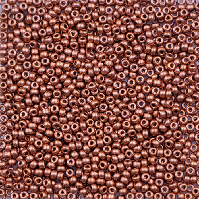 11/0 Miyuki SEED Bead with Czech Finish - Vintage Copper