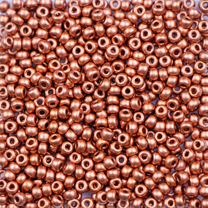 Copper Seed Beads 