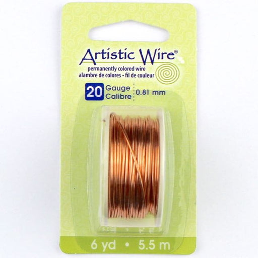  Artistic Wire, Bronze Craft Wire 20 Gauge Thick, 6