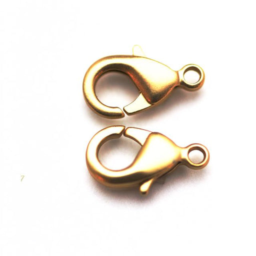 Brushed Gold Swivel Lobster Claw Clasp - Pack of 2 – Beads, Inc.