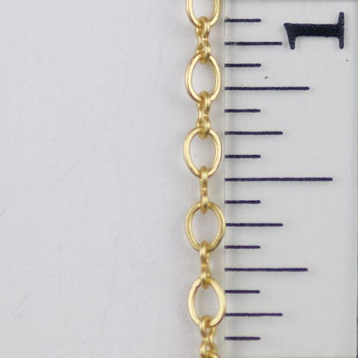 Satin Hamilton Gold-Plated Brass Ball Chain Connector for 1mm and 1.5mm  Chain