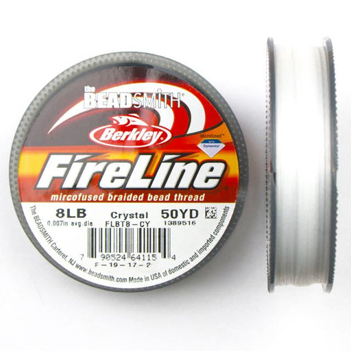 FireLine Beading Thread 10LB CRYSTAL .008 -50 Yards