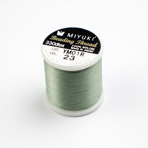 Miyuki Nylon Beading Thread B Silver (50m) - used for DIY Jewelry making,  arts and craft, crochet and cloth weaving